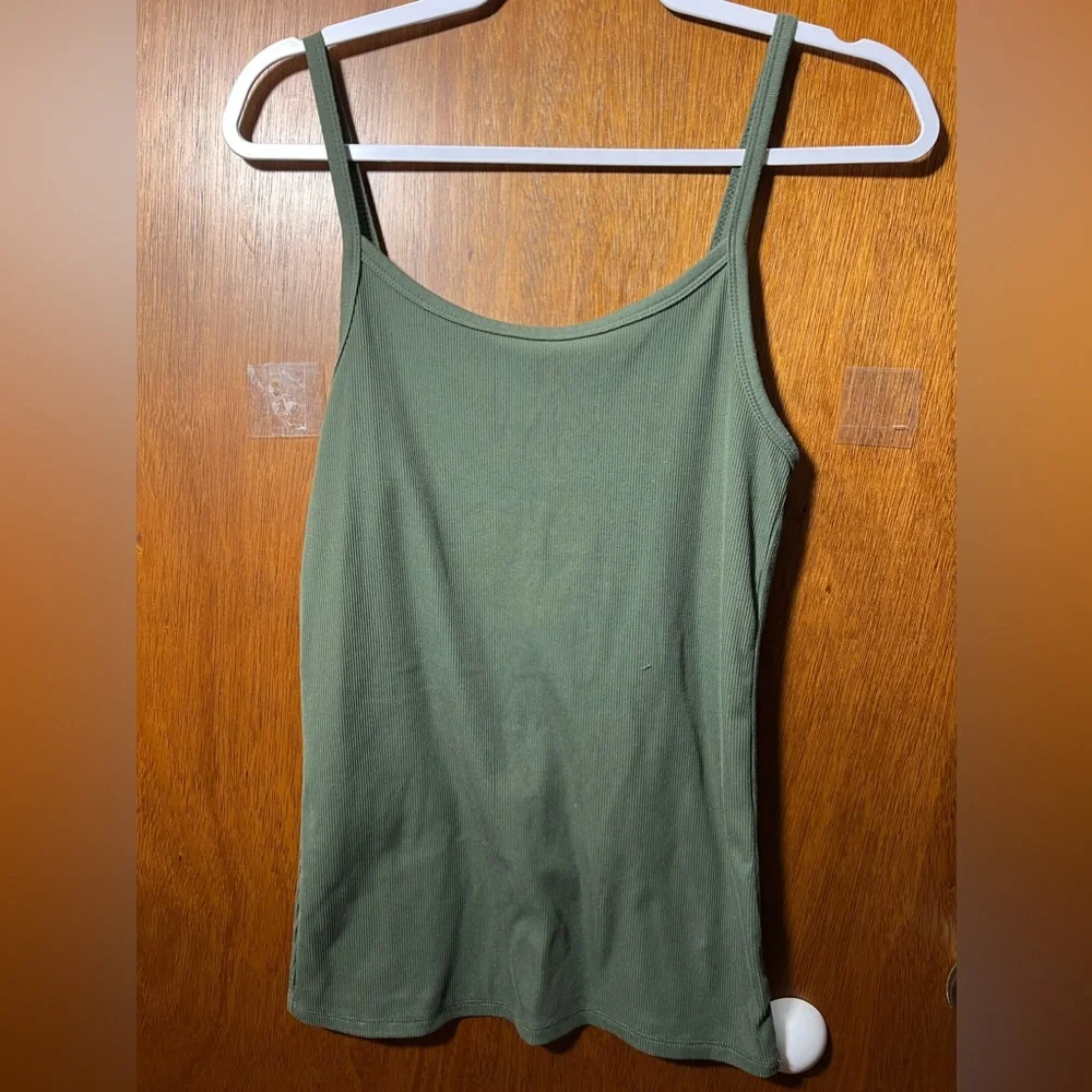 No Boundaries size L 5 pack spag strap tanks. Gray, black, purp, peach, green - Picture 5 of 5